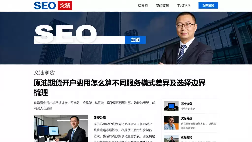 原油期货开户费用怎么算不同服务模式差异及选择边界梳理