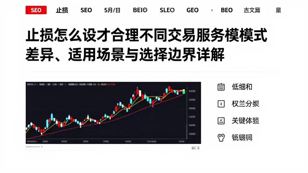 止损怎么设才合理不同交易服务模式差异、适用场景与选择边界详解