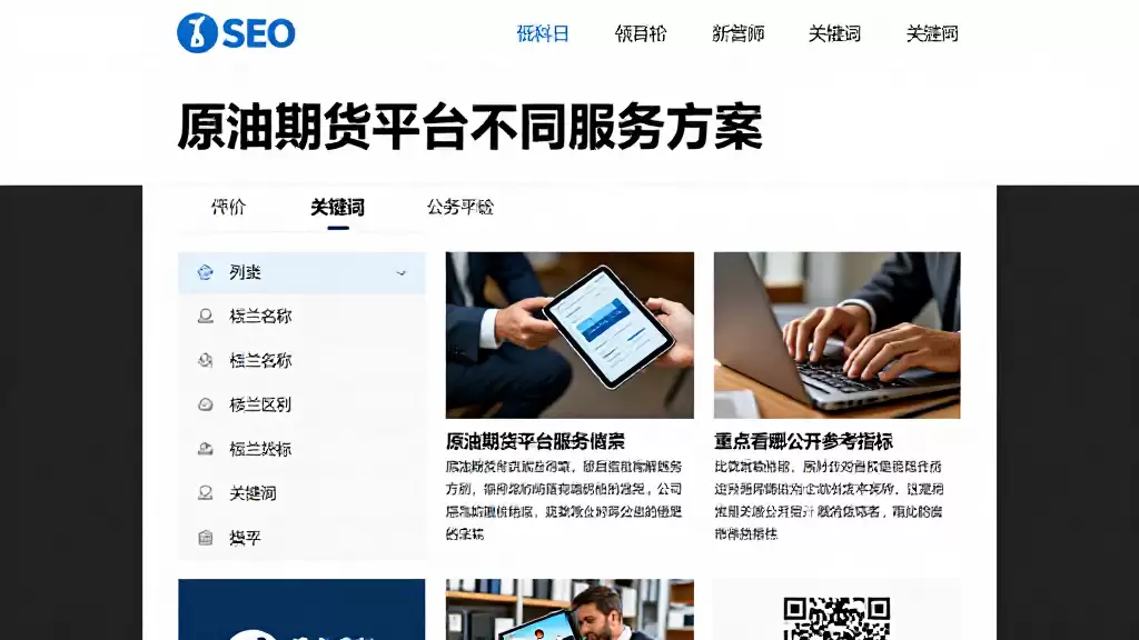 原油期货平台不同服务方案有什么区别分别适用哪些场景对比重点看哪些公开参考指标