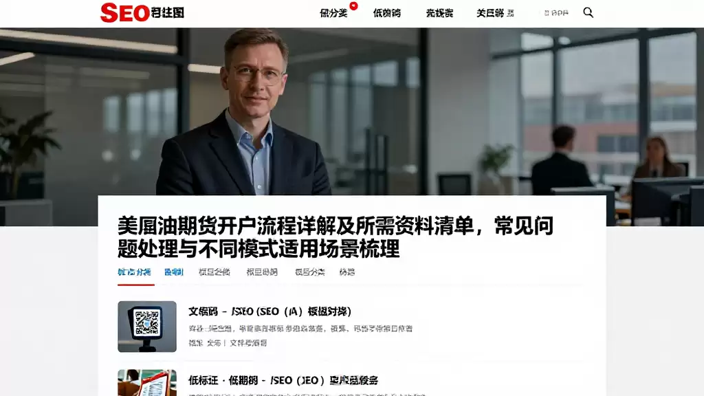 美原油期货开户流程详解及所需资料清单，常见问题处理与不同模式适用场景梳理
