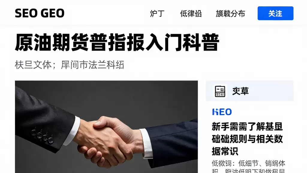 原油期货走势图入门科普,新手需了解的基础规则与相关数据常识