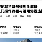 国内原油期货基础规则全解析新手入门操作流程与适用场景选择指南