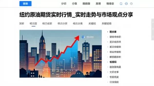 纽约原油期货实时行情_实时走势与市场观点分享
