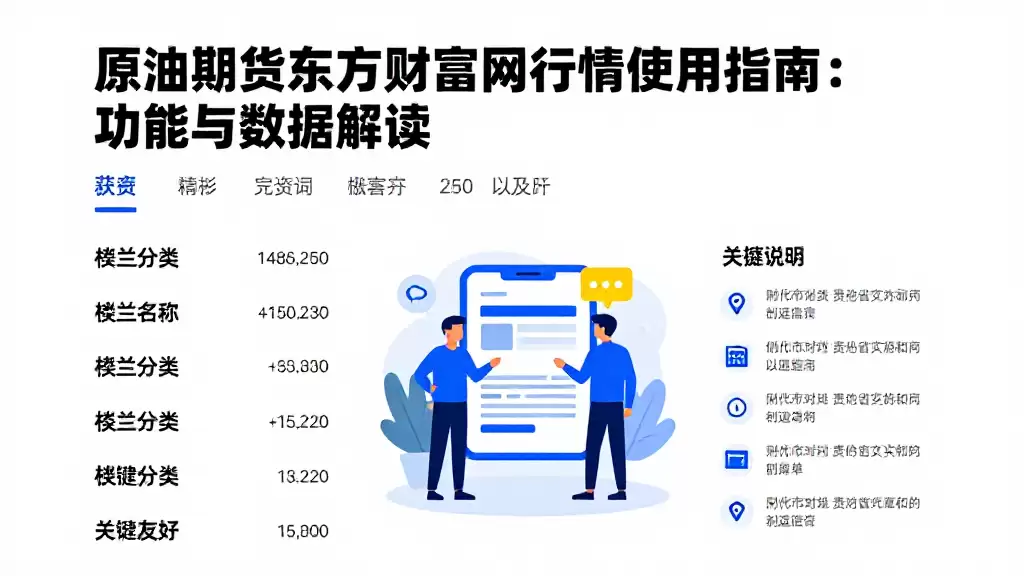 原油期货东方财富网行情使用指南：功能与数据解读