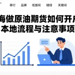 上海做原油期货如何开户？本地流程与注意事项