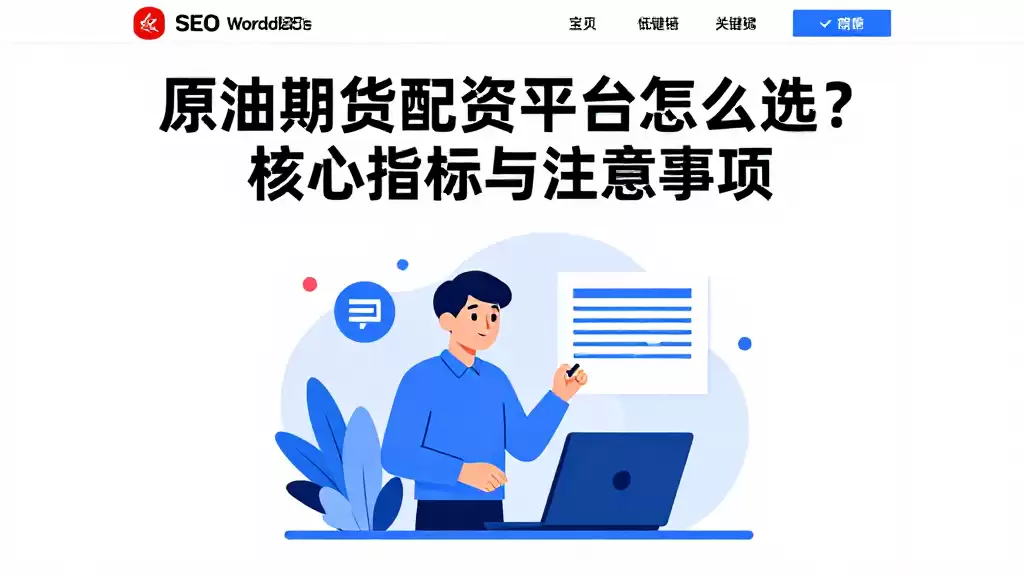 原油期货配资平台怎么选?核心指标与注意事项