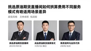 挑选原油期货直播间如何核算费用不同服务模式有哪些适用场景差异