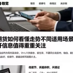黄金期货如何看懂走势不同适用场景下哪些公开信息值得重点关注