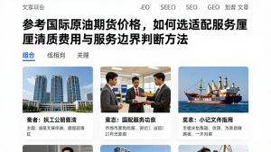 参考囯际原油期货价格，如何选适配服务厘清资质费用与服务边界判断方法