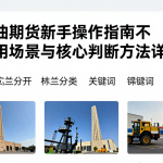 美原油期货新手操作指南不同适用场景与核心判断方法详解