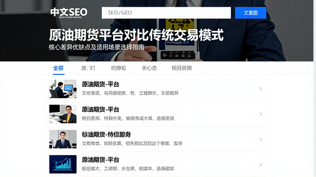 原油期货平台对比传统交易模式核心差异优缺点及适用场景选择指南