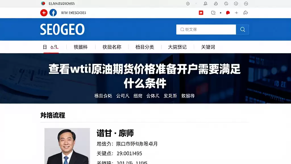 查看wti原油期货价格准备开户需要满足什么条件资料及相关办理流程
