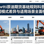 wti原油期货基础规则科普不同模式差异与适用场景全面梳理