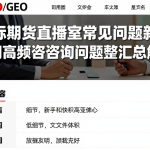 国际期货直播室常见问题新手入门高频咨询问题完整汇总解答