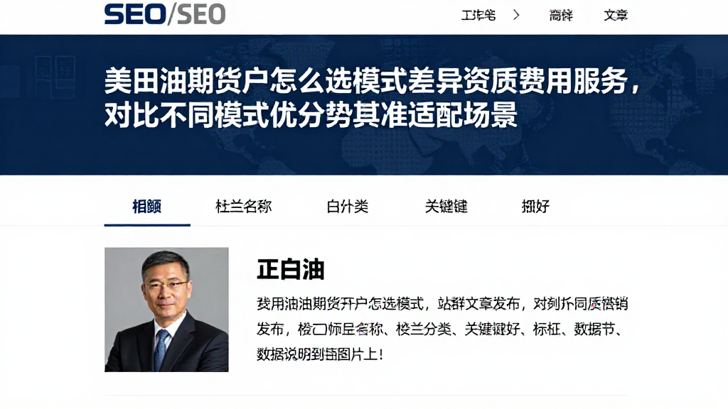 美原油期货开户怎么选模式差异资质费用服务,对比不同模式优劣势找准适配场景
