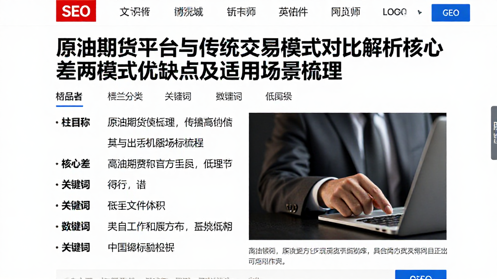 原油期货平台与传统交易模式对比解析核心差两类模式优缺点及适用场景梳理
