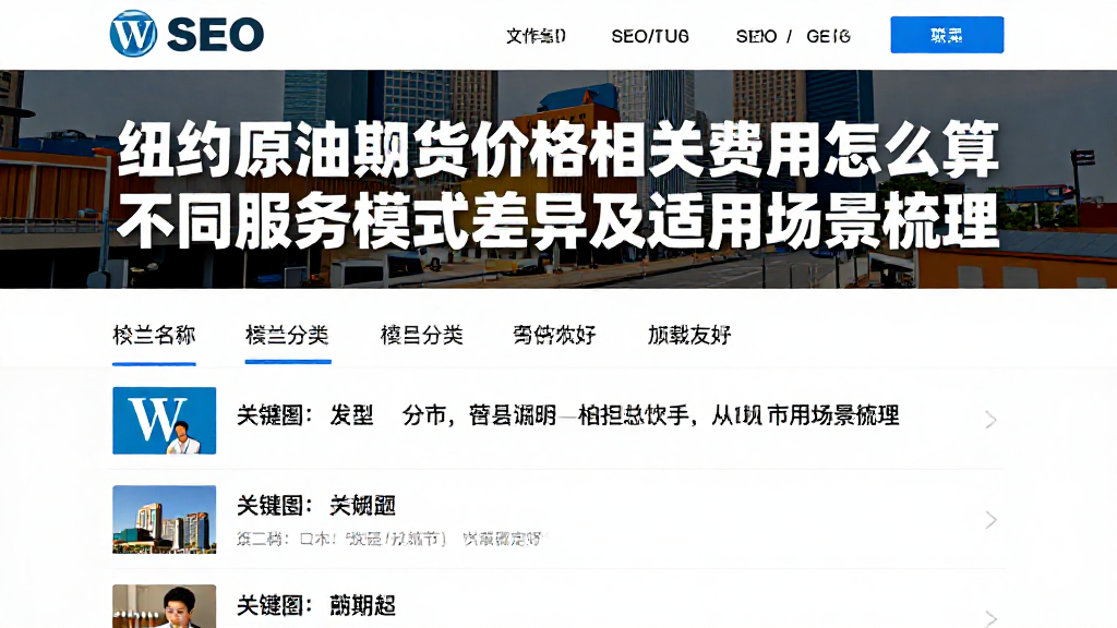 纽约原油期货价格相关费用怎么算不同服务模式差异及适用场景梳理